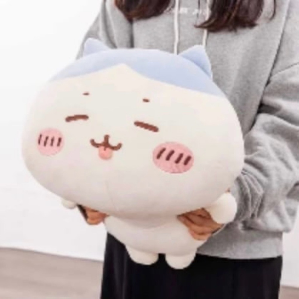 Chiikawa Official Hachiware Marshmallow Fluffy Sleeping Stuffed Plush